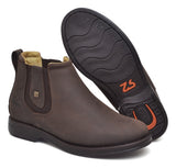 Botina Zebu Em Couro Balsamo Country Masculina Original