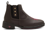 Botina Feminina Bota Country Texana Cano Curto