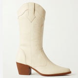 Botas Femininas Texana Rodeio Country Cano Alto Bico Fino