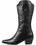 Botas Femininas Texana Rodeio Country Cano Alto Bico Fino
