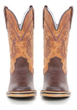 Bota Texana Masculina Couro Legitimo Premium Arame Sola Jump