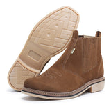 Bota Botina Tradicional Couro Bovino Palmilha De Couro