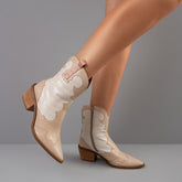 Bota Feminina Western Country Texana Com Fachete De Couro