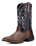 Bota Botina Texana Western Couro Legítimo Artesanal Clássica