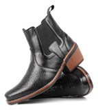 Bota Botina Jacare Masculina Com Elástico Moda Country