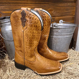 Bota Texana Masculina Couro Country Estampa Jacaré Exótico