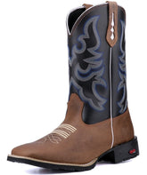 Bota Texana Bico Quadrado Country Em Couro Promoçao