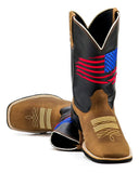 Bota Botina Texana Western Couro Legítimo Artesanal Clássica