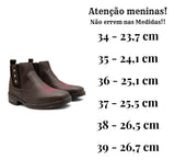 Botina Feminina Bota Country Texana Cano Curto