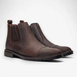 Botina Masculina Chelsea Bota Couro Legitimo Estiloso Macio
