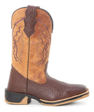Bota Texana Masculina Couro Legitimo Premium Arame Sola Jump