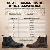 Botina Masculina Chelsea Bota Couro Legitimo Estiloso Macio