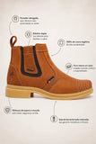 Bota Botina Cowboy Country Em Couro Legítimo Amarok