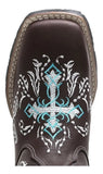 Bota Texana Feminina Country Bico Quadrado Tendencia