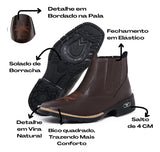 Bota Texana Masculina Premium Confortável Elegante Rodeio