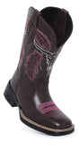 Bota Feminina Texana Estilo Country Bordada Rosa Promoção