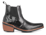 Bota Botina Jacare Masculina Com Elástico Moda Country
