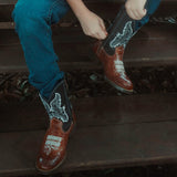 Bota Texana Masculina Infantil Adulto Country  Americana